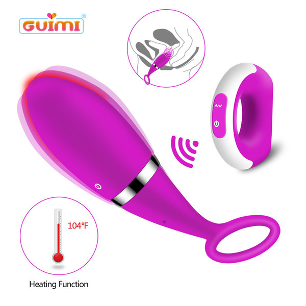 GUIMI Heating Kegel Balls Vagina Trainer Dildo Vibrator Wireless Sexy Eggs Clit Massage Women Pussy Masturbator Sex Products