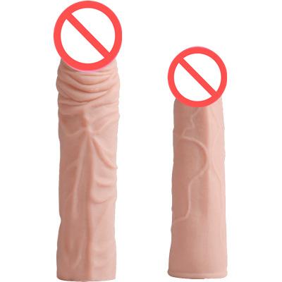 Extend 4cm,enlarge 0.5cm sexual artifacts penis sleeves extensions for sex penis extender male enhancement toy