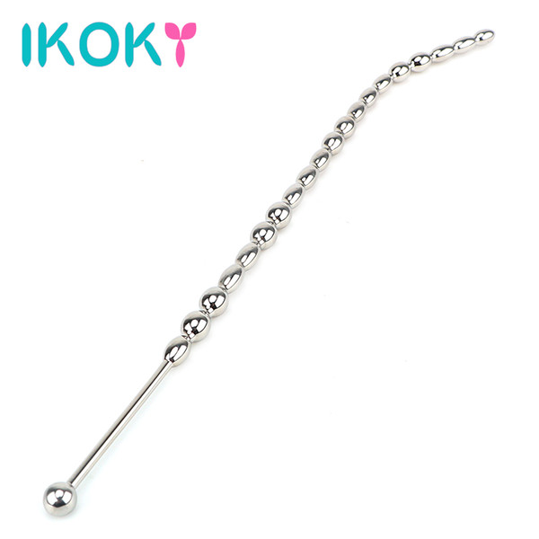 IKOKY Urethral Dilators Sex Toys For Men Male Masturbator Stainless Steel Sex Sounds Penis plug Catheters Urethral plug