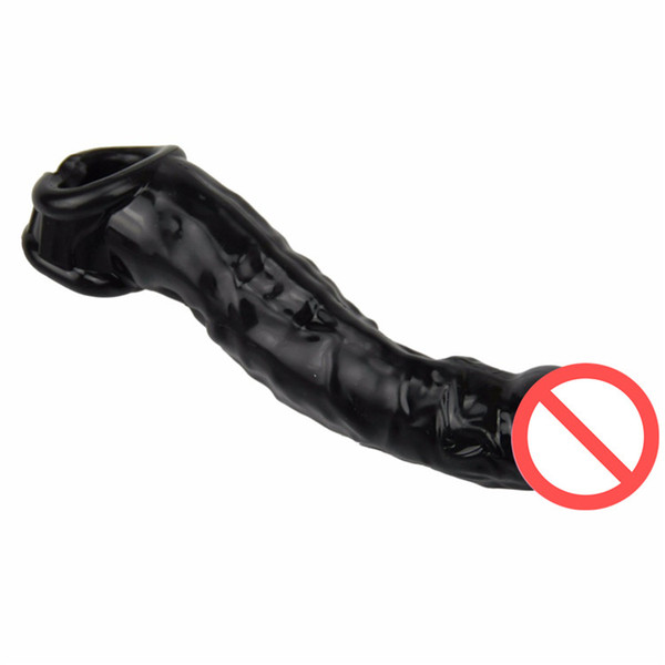 Wholesale 10pcs/Lot Male penis sleeve extender reusable cock ring and penis sleeve sex toys for men