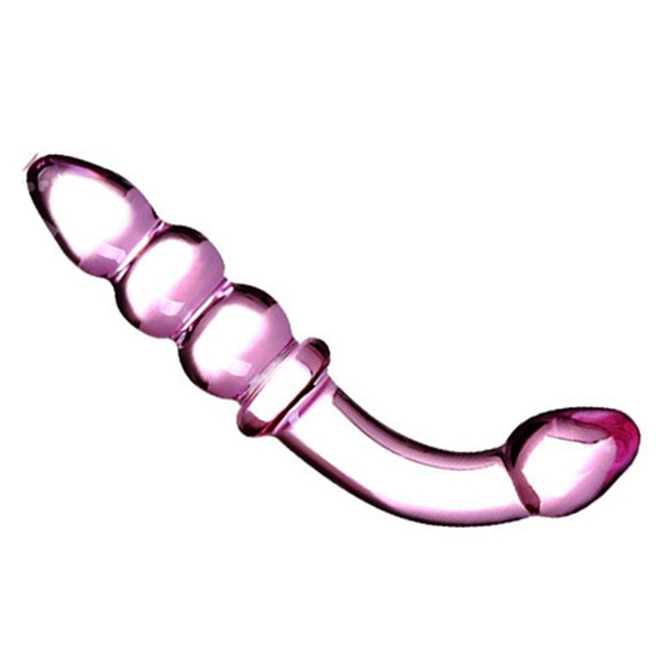 Pink Color Glass Dildo Fake Penis Sex Toys For Women, Glass Dildo Sexy Shop Penis Masturbation Adult Toys Sex Products for Women