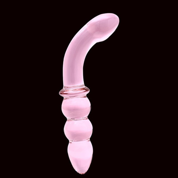 Anal Dildo Bead Glass Crystal Butt Plug Vagina Stimulation Anal Plug Sex Toys for Women Sex Products Female Masturbation