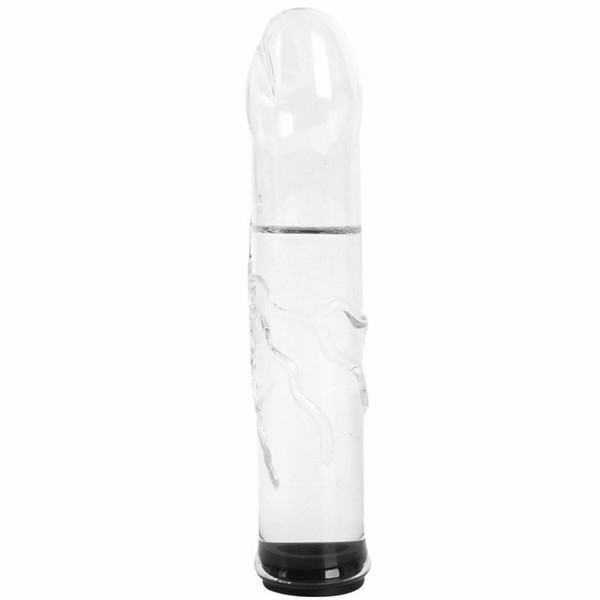 Crystal glass dildo anal beads anal plug butt plug Newest glass penis sex toy Double pleasure glass g-spot dildo