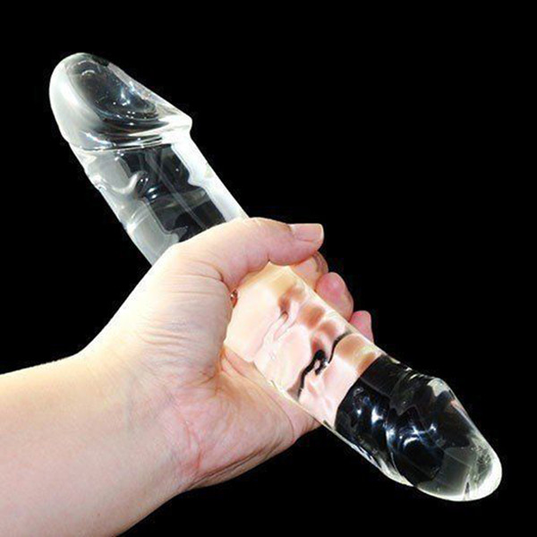 Extra Large Huge Glass Dildo Dong G Spot Massager Anal Butt Plug Adult Sex Toy Unisex