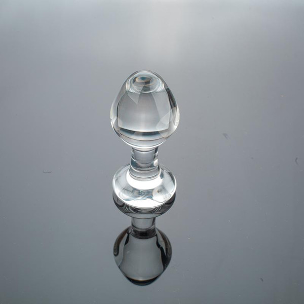 2016 Special Offer Rushed Female Dikiss Anal Sex Toys Colonia Juguetes Sexuales Glass Anal Plug 90mm Length, Max D:40mm Limpid Butt Sex Toys