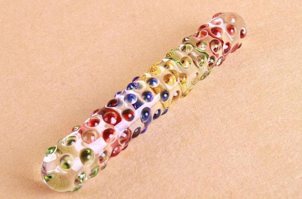 sex products for woman magic transparent glass dildo G spot stimlation crystal sex toys Free shipping