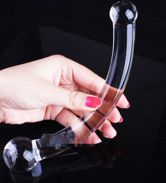 Fantasy Big Glass Crystal Creative Bow Shape Best Dildos For Women Sprial Crystal Clear Glass Dildo Huge Glass SE897