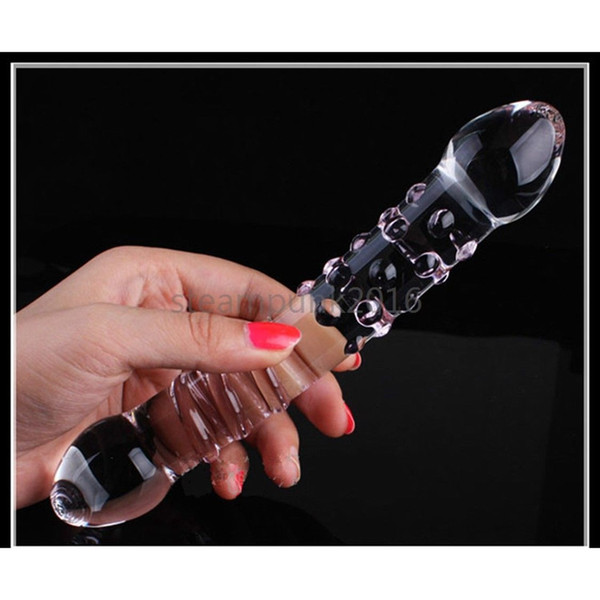 Crystal Glass Full Body Massager Female Personal Body Stimulate Msaager Wand NEW #G94