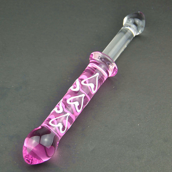 Sex Toys For Women Glass Dildo Anal Butt Plug Clitoral Massager Female Sex Toy #R92