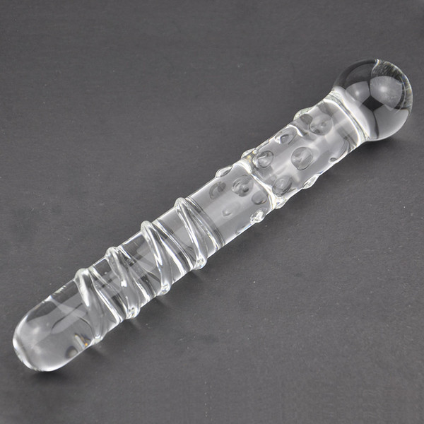 Dildo Sex Toys For Women Glass Anal Plug G-Spot Stimulation Female Sex Toy #R570