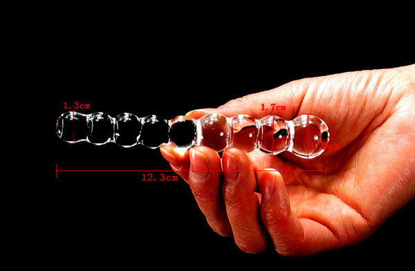 BDSM Gear Male Female Urethral Masturbator Masturbation Beads Glass Pyrex Urethra Stimulator Pulling Beads Fetish Sex Toy For Men and Women