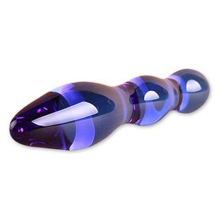 Pyrex Sextoy Anal Beads Plugs Sex Toys for women Crystal Massager for Female Cheap Price Wholesale Sexy Blue Color Glass Dildos Penis Dongs