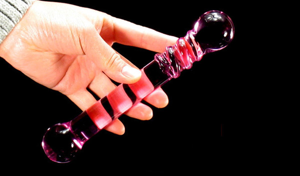 Adult Sexy Crystal Glass Anal Plug Glass Dildos Dongs G Spot stimulate utensils masturbation Glass stick Toy For Her