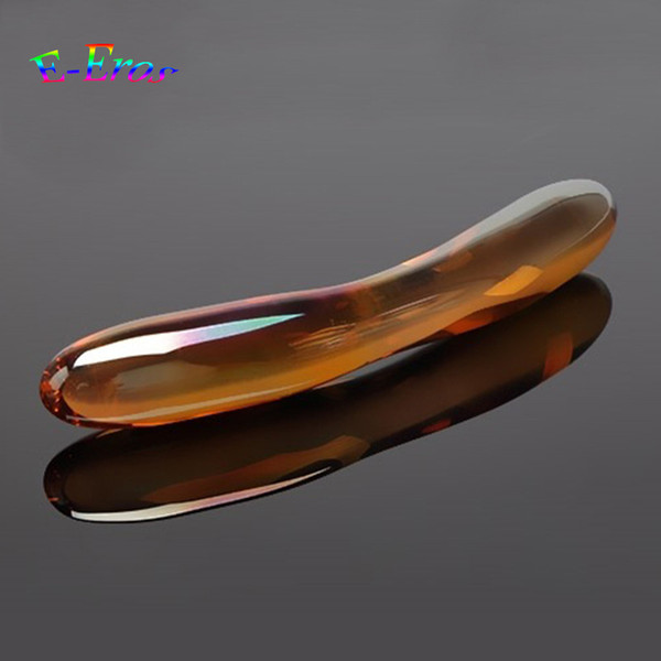 Glass Dildo Realistic Huge Glass Anal Plug Double Ended Dildo Prostata Massage Glass Anal Sex Toys for Couples