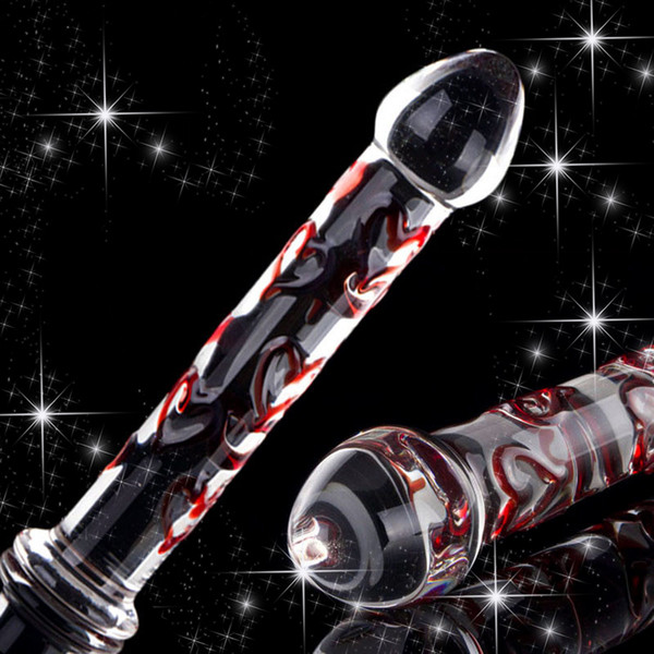 New Male Artificial Penis Crystal Dildo Glass Dildos for Women Anal Plug Sex Toys Sex Adult Products for Woman and Man