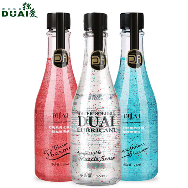 DUAI 260ml lubricant for sex touch Anal massage oil Lubricant water based lubricant adult toys ,sex products,sex shop