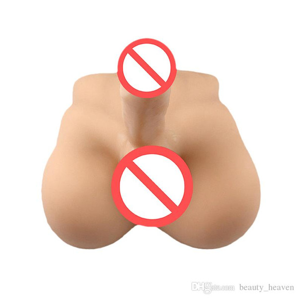 Female Masturbator 3D Solid Silicone Love Dolls With Huge Dildo Anal Sex Toys For Women Adult Product