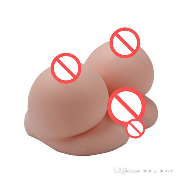 Big Breast Male Masturbator, Real Solid Silicone Sex Dolls for Men Realistic Vagina Ass Adult Sexe Toy