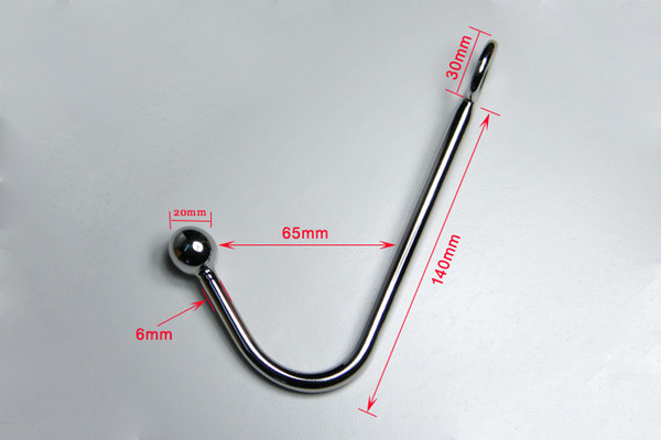 Small stainless steel anal hook metal butt plug anal dilator anal plug erotic toys prostate massager sex toys for men and women
