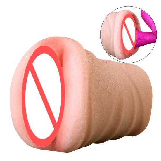 7 Option Realistic Vagina Male Masturbator Sex Cup Silicone Pocket Pussy Real Soft Erotic Toys Adult Sex Products for Men