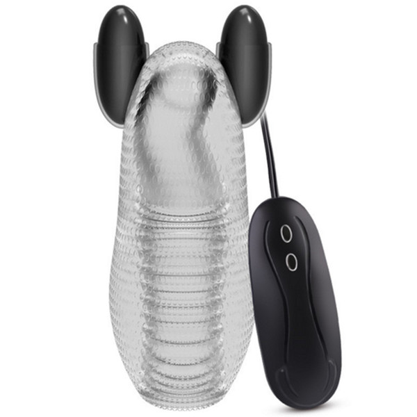 Male Masturbator 12 Speed Penis Massager Glans Vibrator Delay Lasting Trainer Pocket Pussy Real Vagina Sex Products Toys For Men