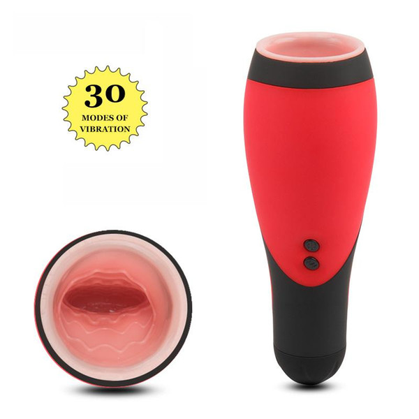 30 kinds vibration patterns silicone male masturbator pocket pussy vagina real pussy realistic vagina sex machine male sex toy