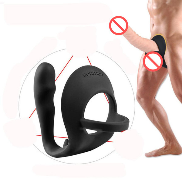 Silicone Male Prostate Massager Masturbator Sexy Toys for Man Anal Vibrator Butt Plug for Men, Adult Erotic Toy,Sex Toys