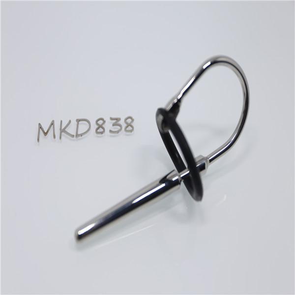 Stainless steel Super Urethral Sound Device Penis Plug Cock Ring Urethral dilators sound set Prince Wand838