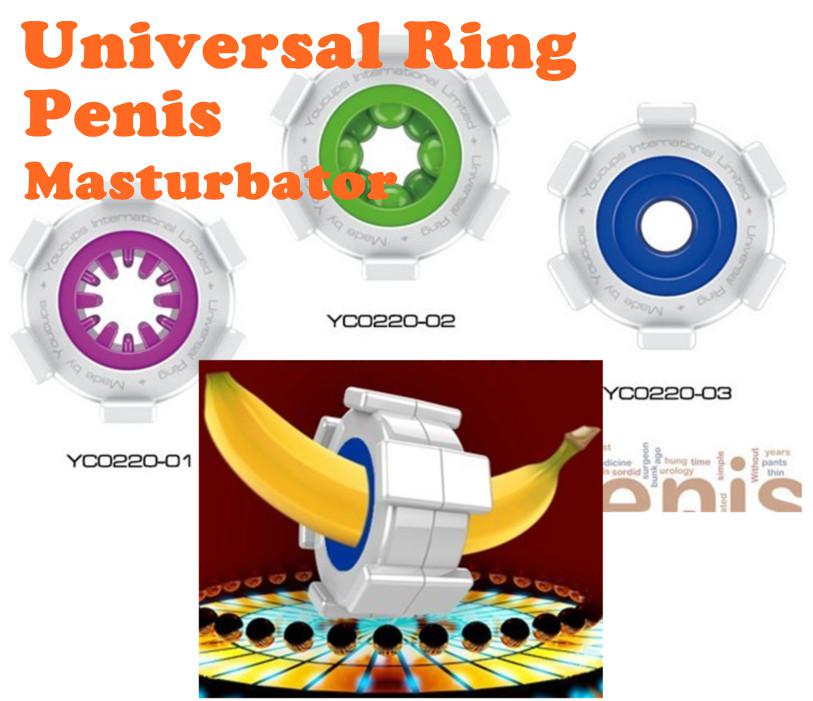 portable Universal Ring Penis Cock Ring Masturbation Adult Products Sex Toys for men blue green purple