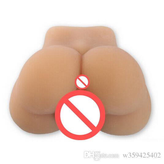 Full silicone doll male big ass buttocks with real didymus testicle for gay man homosexual sex toys free shipping