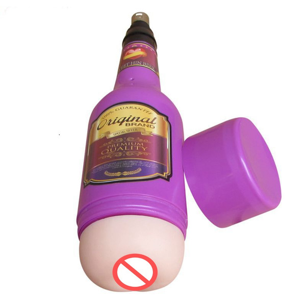 2019 Newest Sex Machine Accessories Anal Male Masturbation Purple Beer Mug Sex Cup for Automatic Retractable Adult Sex Product