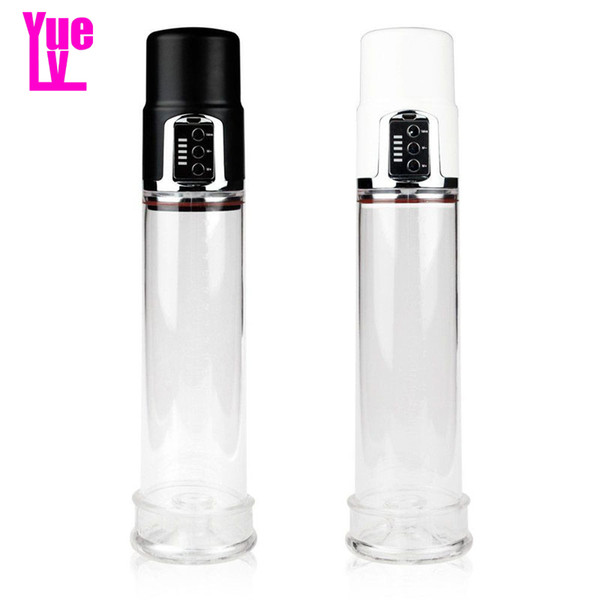 YUELV Electric Beginner Male Penis Pump USB Rechargeable Enlarger Extender Penis Enlargement Vacuum Pump Adult Sex Toys For Men Products