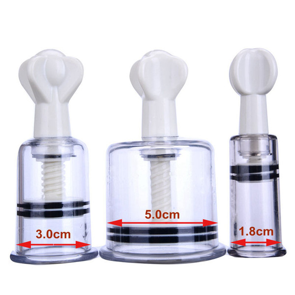 2pcs/lot Manual Twist Up Nipple Clitoris Vacuum Suction Cup Nipple Bondage Pump Nipple Clitoris Stimulator BDSM Toys Adult Sex Toys