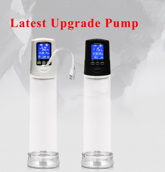 LCD Liquid Crystal USB Charger Male Penis Pump Penis Extender Pump Penis Enlargement Vacuum Pump For Male