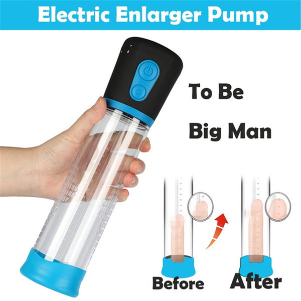 Electric Penis Pump Penis Enlargement Vacuum Pump Extender Sex Toys for Men Penis Enlarger Extension Adult Sex Products