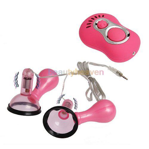 8 Speeds Silicone Breast Massage Vibrator Electric Nipple Stimulator Vacuum Pumps Sucker Sex Toys For Women,Female Sex Flirting Products