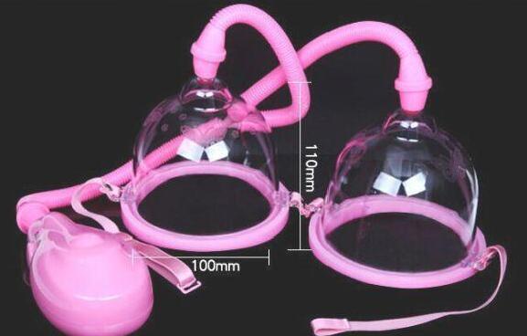 Hot Pussy Breast Pump Enlargement Enhancement,Manual Former Cup Vacuum Suction Cup Body Exerciser Pump Massage Enlarger S L