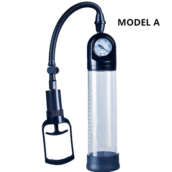 Penis Extender Vacuum Pump Stallion Gauge Enlarger Male Enhancer Aid Impotence