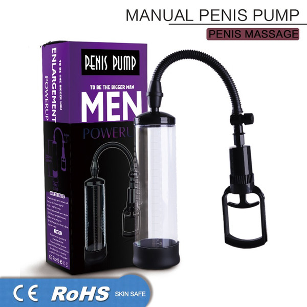 Penis Pump Penis Enlargement Vacuum Pump Extender Man Sex Toys Penis Enlarger Adult Sex Product for Men Q177