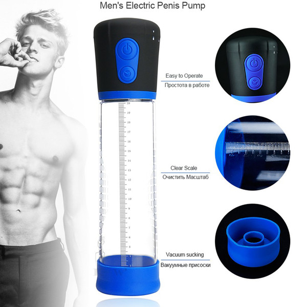 2018 Man Sex Toy Usb Charged Electric Penis Pump,strong Automatic Enlargement Vacuum Pump, Erection Pump,penis Extend Toys