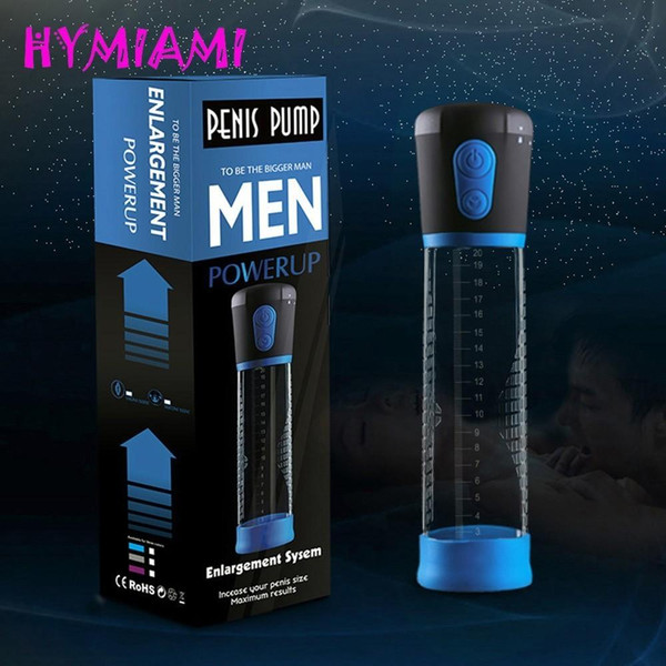 HYMIAMI Electric Penis Pump Enlargement Pump Automatic Vacuum Suction Penis Extend Pump Powerful Penis Enlargement Extender Sex Toys for Men