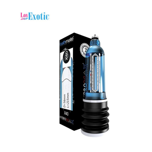 Hydrotherapy X40 Penis Pump Penis Enlargement Water Spa Penis Extender Erection Enlarger Water Vacuum Pump Sex Toy for Man