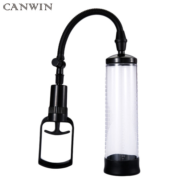 CANWIN Manual Penis Pump Pull Rod Enlarge Exercise Sex Toy Adult Product for Men Male Manual Vacuum Peni-s Pump Air Pull Rod Enlarger Extend