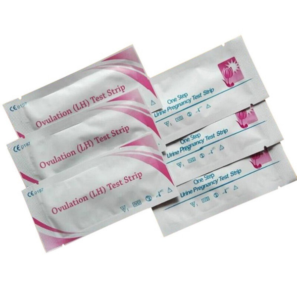 NEW Production Date 800 PCS Ovulation Test Strips+200 PCS Pregnancy Test Strips Home Self Test By Fedex/DHL Free Shipping