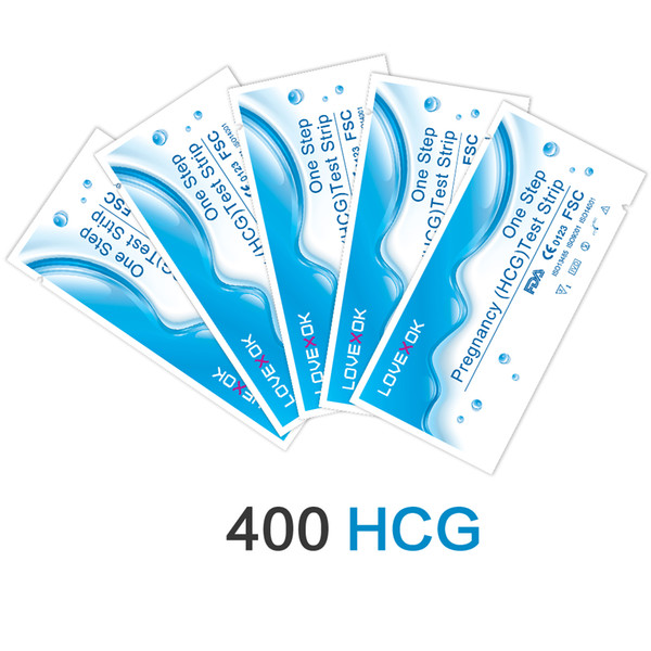 LOVEXOK 400 Pieces One Step Pregnancy Test Strips Home Use CE and FDA Certificate Free Shipping