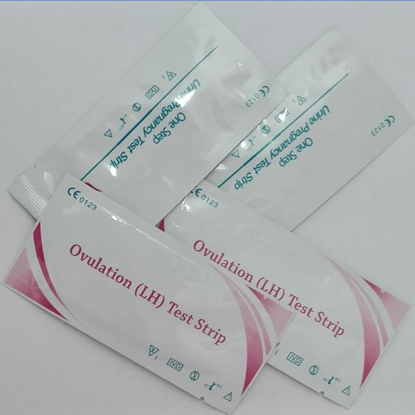 FDA CE 500pcs Pregnancy Test Strips+1100pcs Ovulation LH Test Strips DHL or Fedex Free Shipping Fast