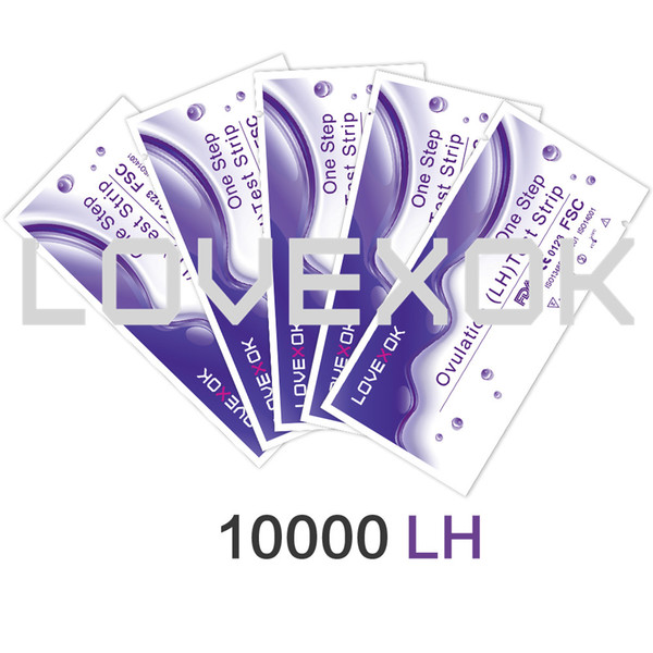 LOVEXOK 10000 LH Ovulation Test Strip NEW Fashion FDA and CE Certificate DHL or Fedex Free Shipping Fast