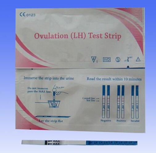 FDA CE Certificate 2000pcs 10MiU/mL Pregnancy Test Strips+8000pcs Ovulation LH Test Strips DHL or Fedex