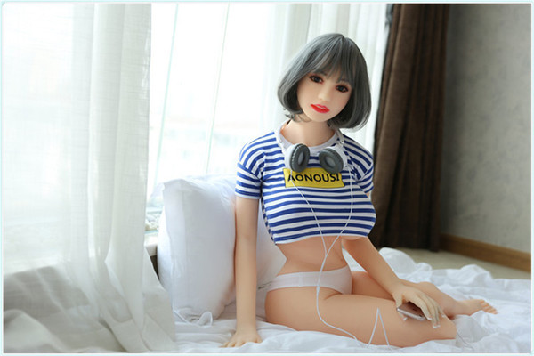 2017 158cm Top quality sex doll big ass lifelike silicone doll full size adult with real vagina pussy anal oral.