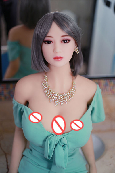 2018 new 165cm Natural color new silicone entity doll,realistic human mannequin sex robot doll,big breast,lifelike love doll,metal skeleton